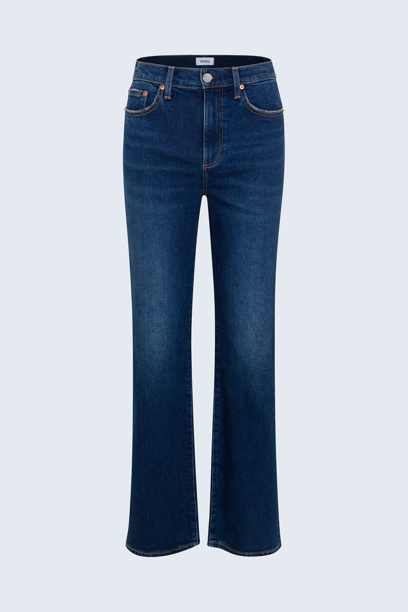Evie High Rise Slim Boot Cut Jean - Penthouse