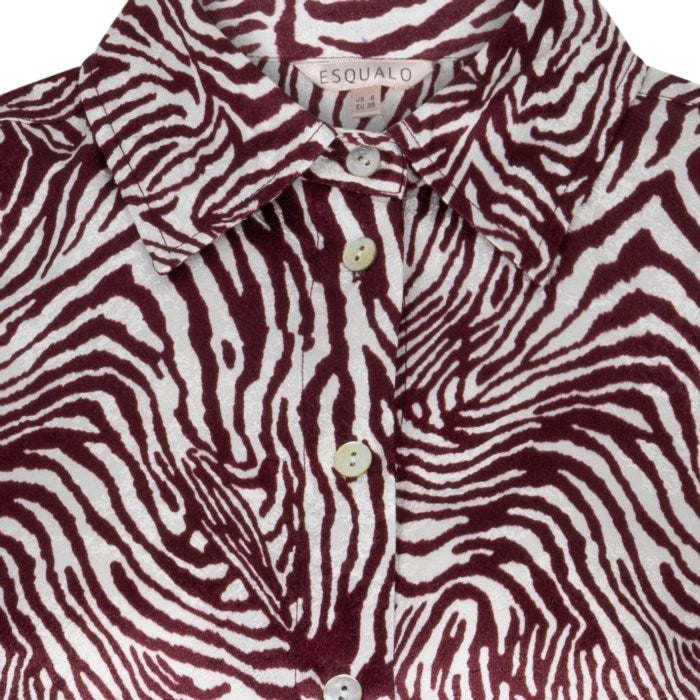 Oversized Zebra Blouse
