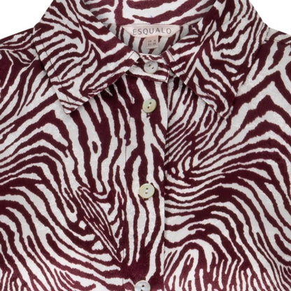 Oversized Zebra Blouse