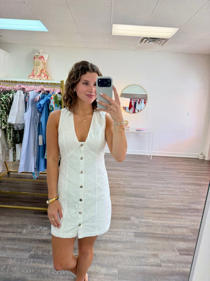 Ellie Dress - White