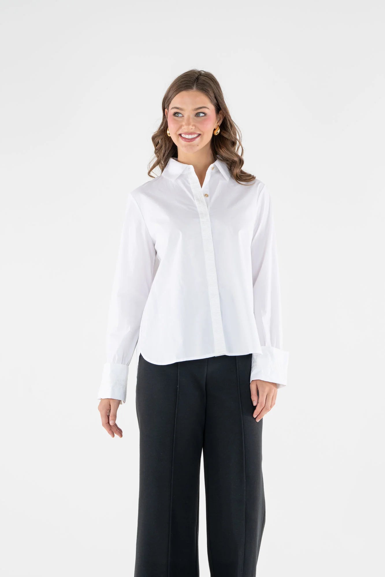 Classic Oxford Top - White