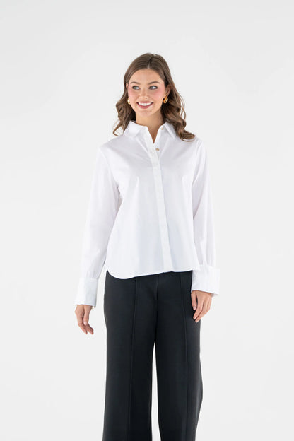 Classic Oxford Top - White