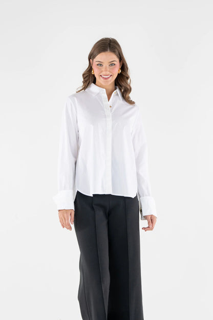 Classic Oxford Top - White