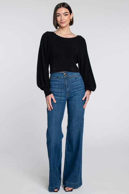 Elizabeth James The Label Cleo Sweater - Black