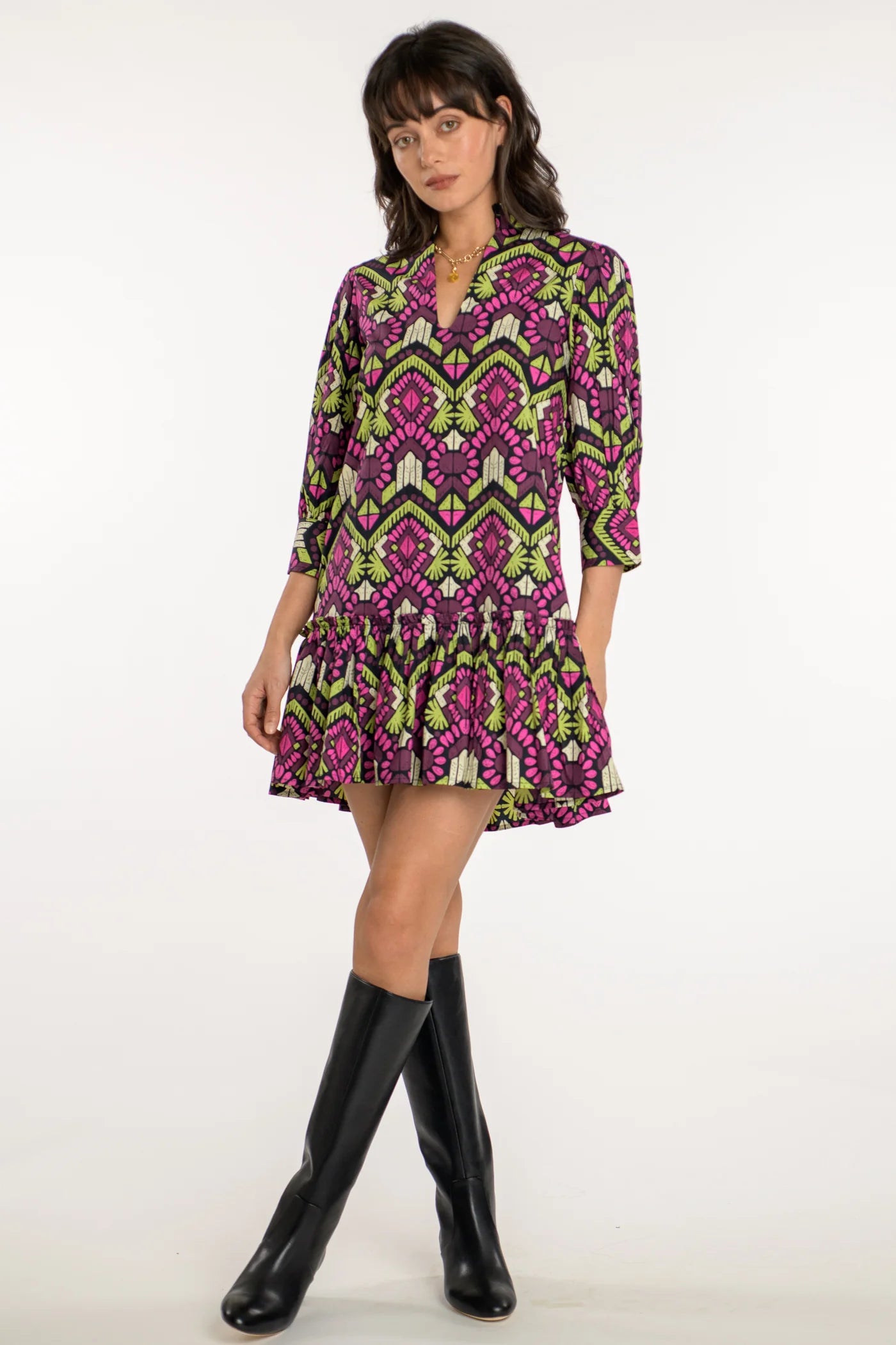 Elizabeth James The Label Chloe Dress - Aztec