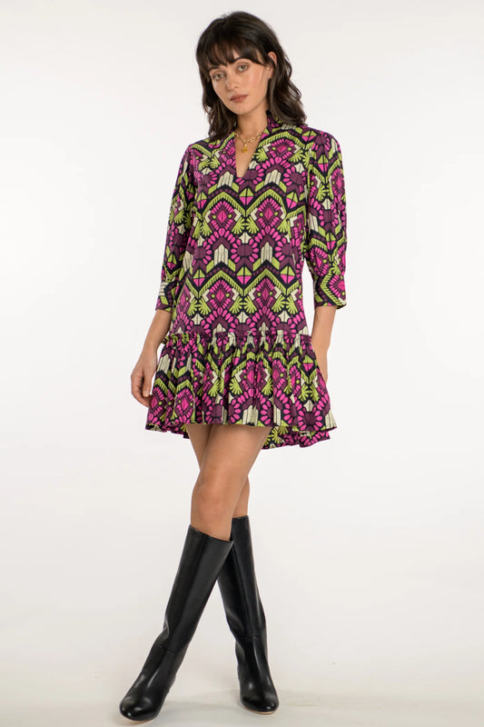 Elizabeth James The Label Chloe Dress - Aztec