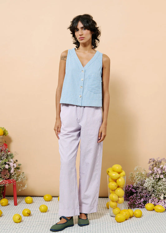 Colza Vest - Light Blue