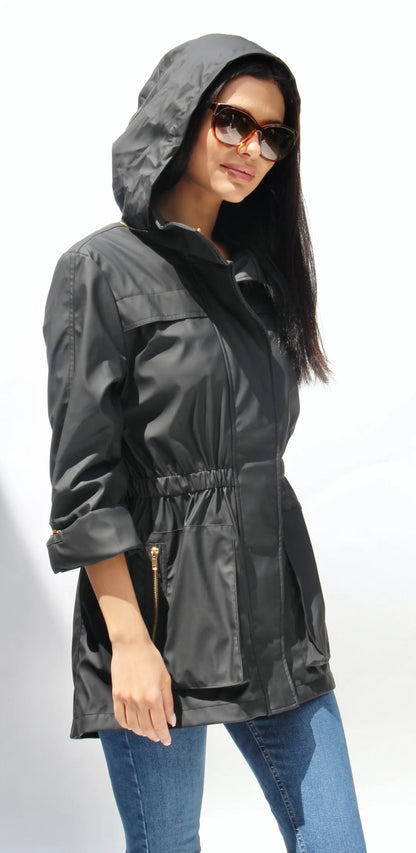 Anna Rain Jacket - Black
