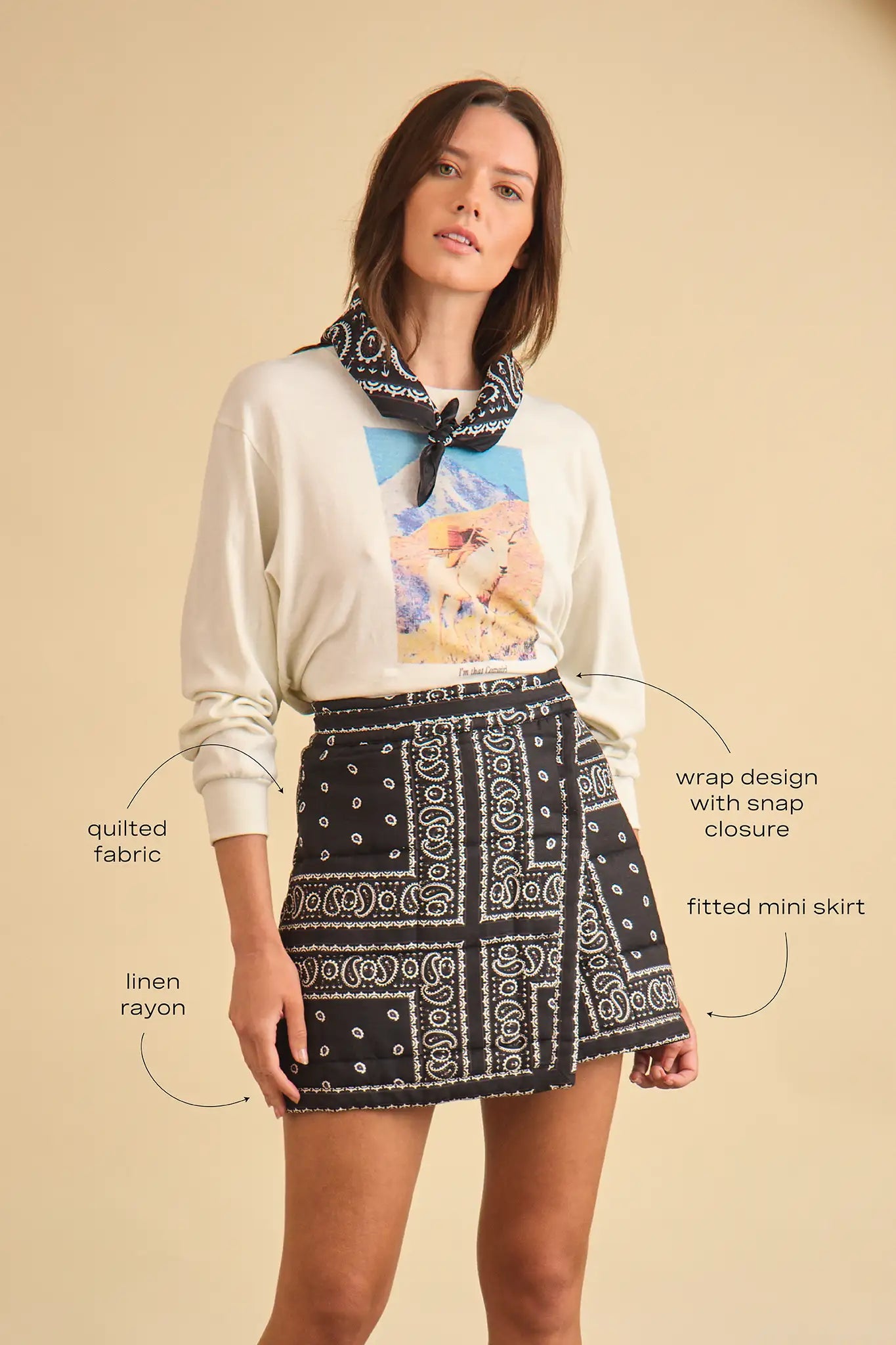 Powell Skirt - Aces Wild Black