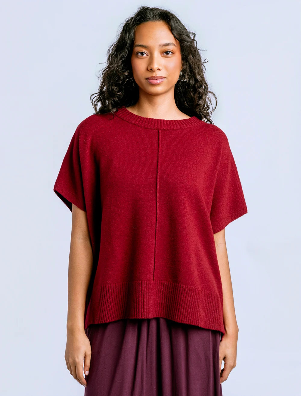 Gwyenth 'Caroline' Top - Ruby Red