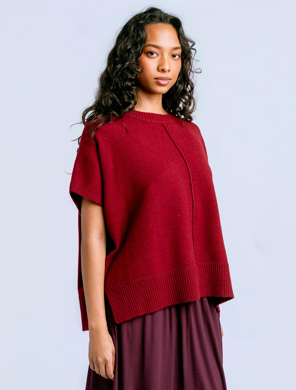 Gwyenth 'Caroline' Top - Ruby Red