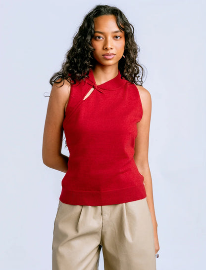 Yang Top - Ruby Red