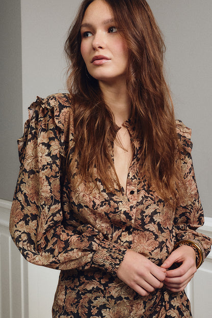 Manor Shirt - Black Olympe