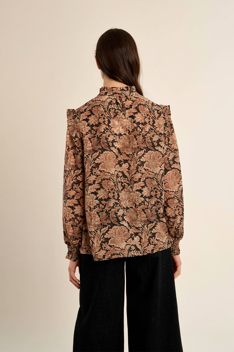 Manor Shirt - Black Olympe