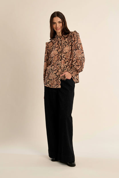Manor Shirt - Black Olympe