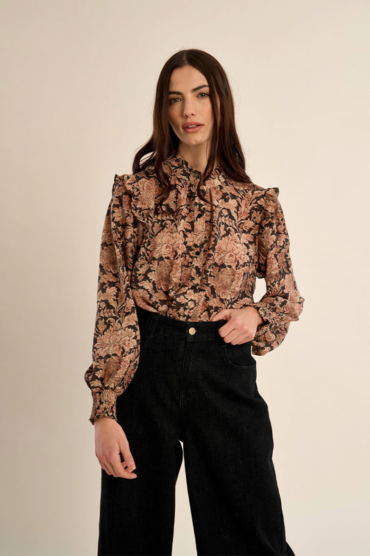 Manor Shirt - Black Olympe