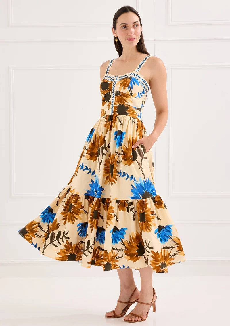Gianna Dress - Sunflower Haze