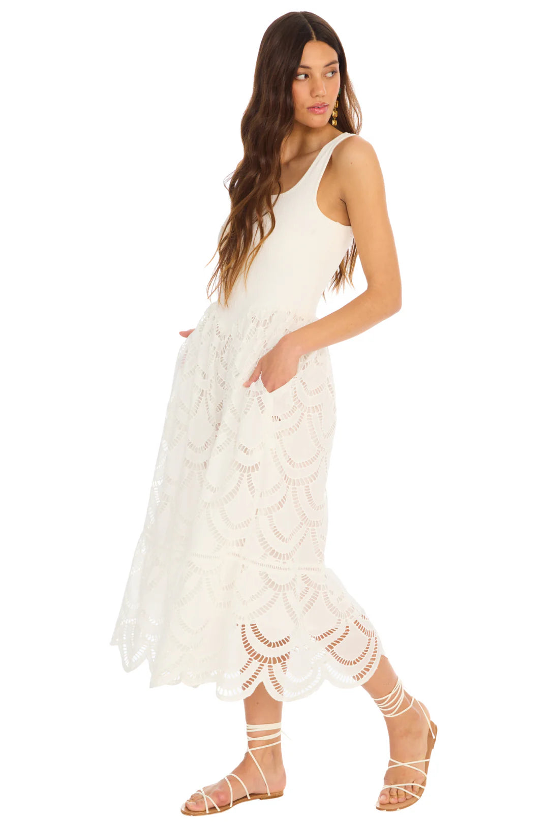 Giselle Dress - White