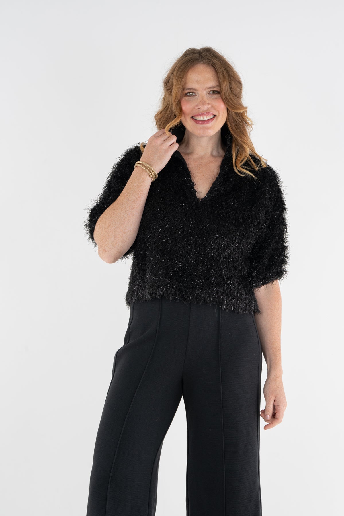 Estelle Top - Black Tie