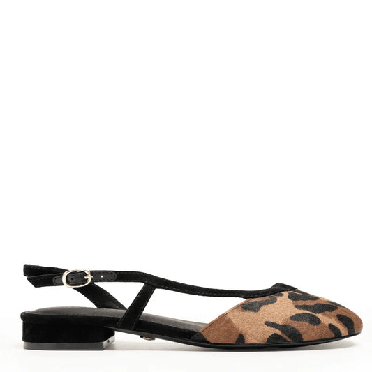 Heidi Slingback Shoe - Leopard