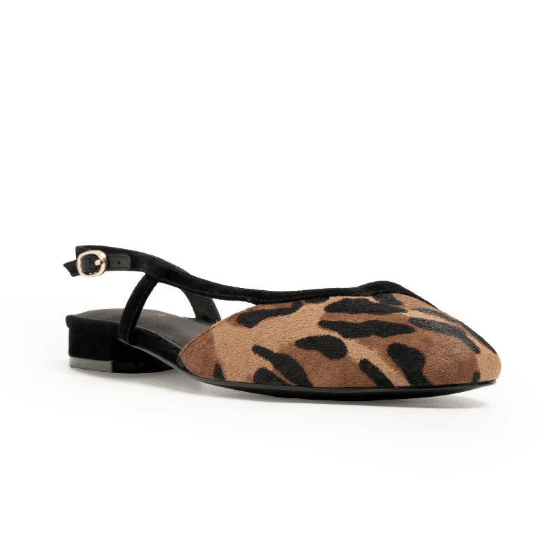 Heidi Slingback Shoe - Leopard