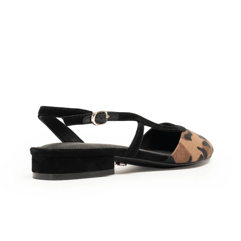 Heidi Slingback Shoe - Leopard