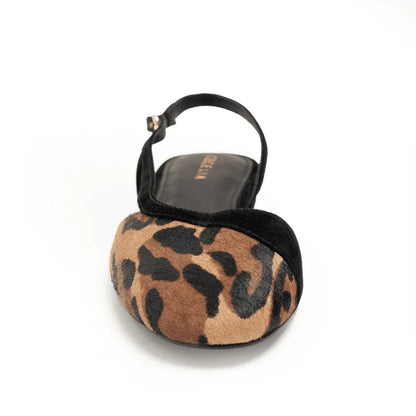 Heidi Slingback Shoe - Leopard