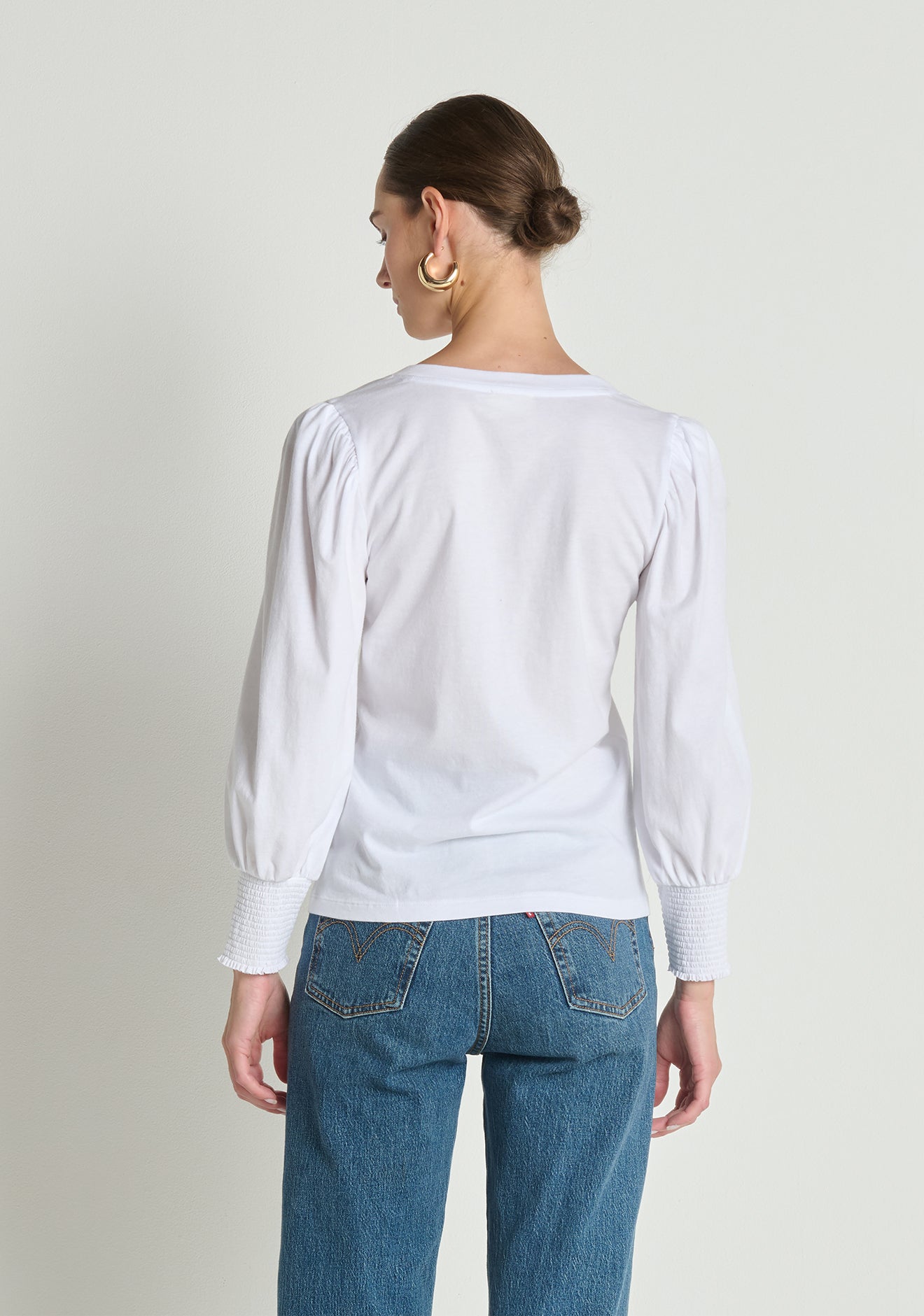 Flora Peasant tee