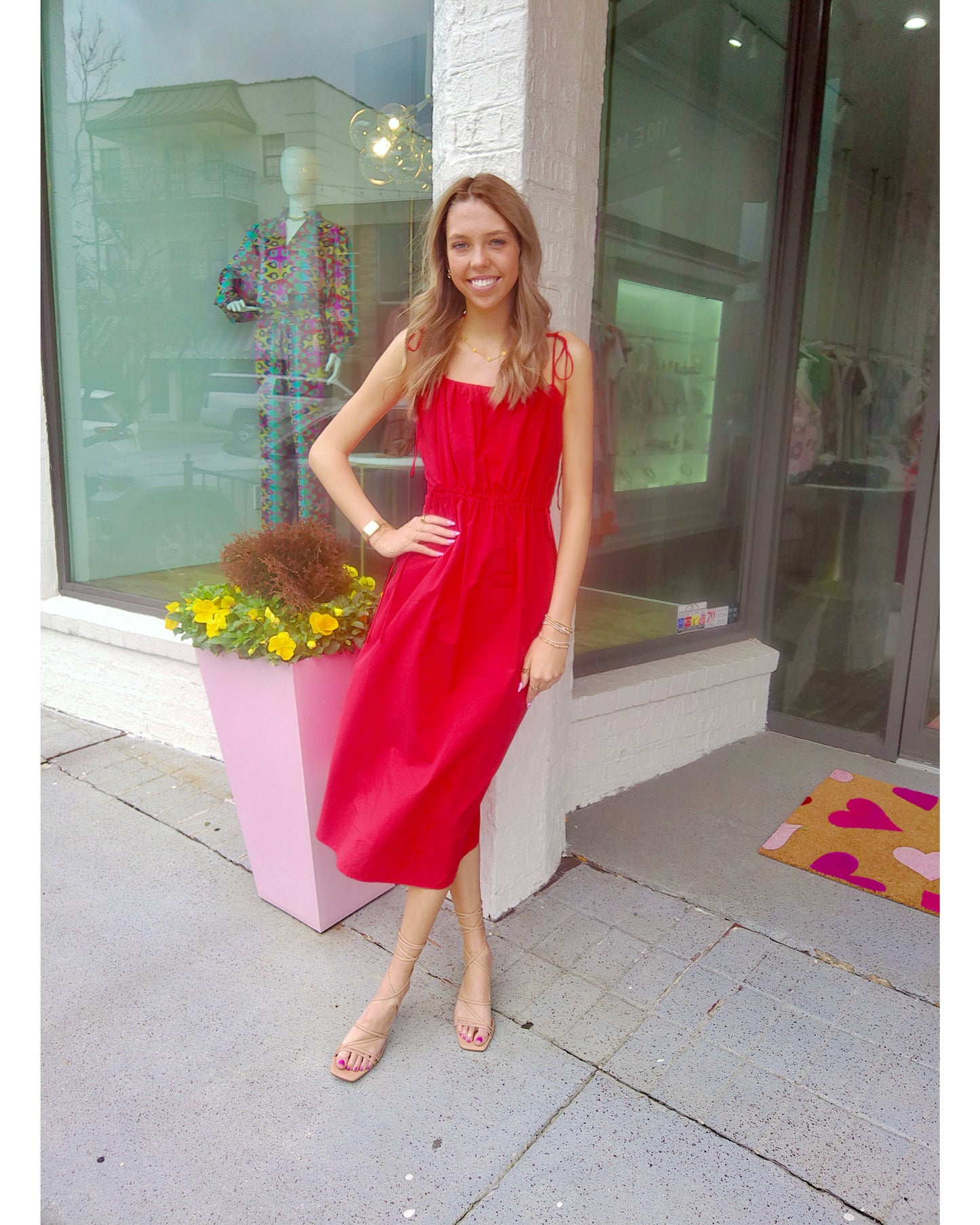 The Isadora Dress - Red