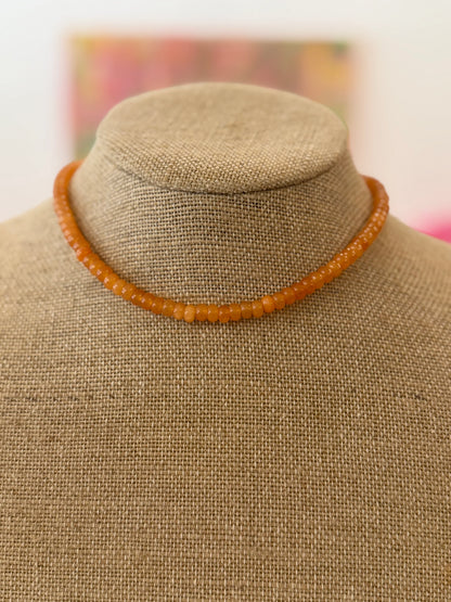 Gemma Necklace - Orange