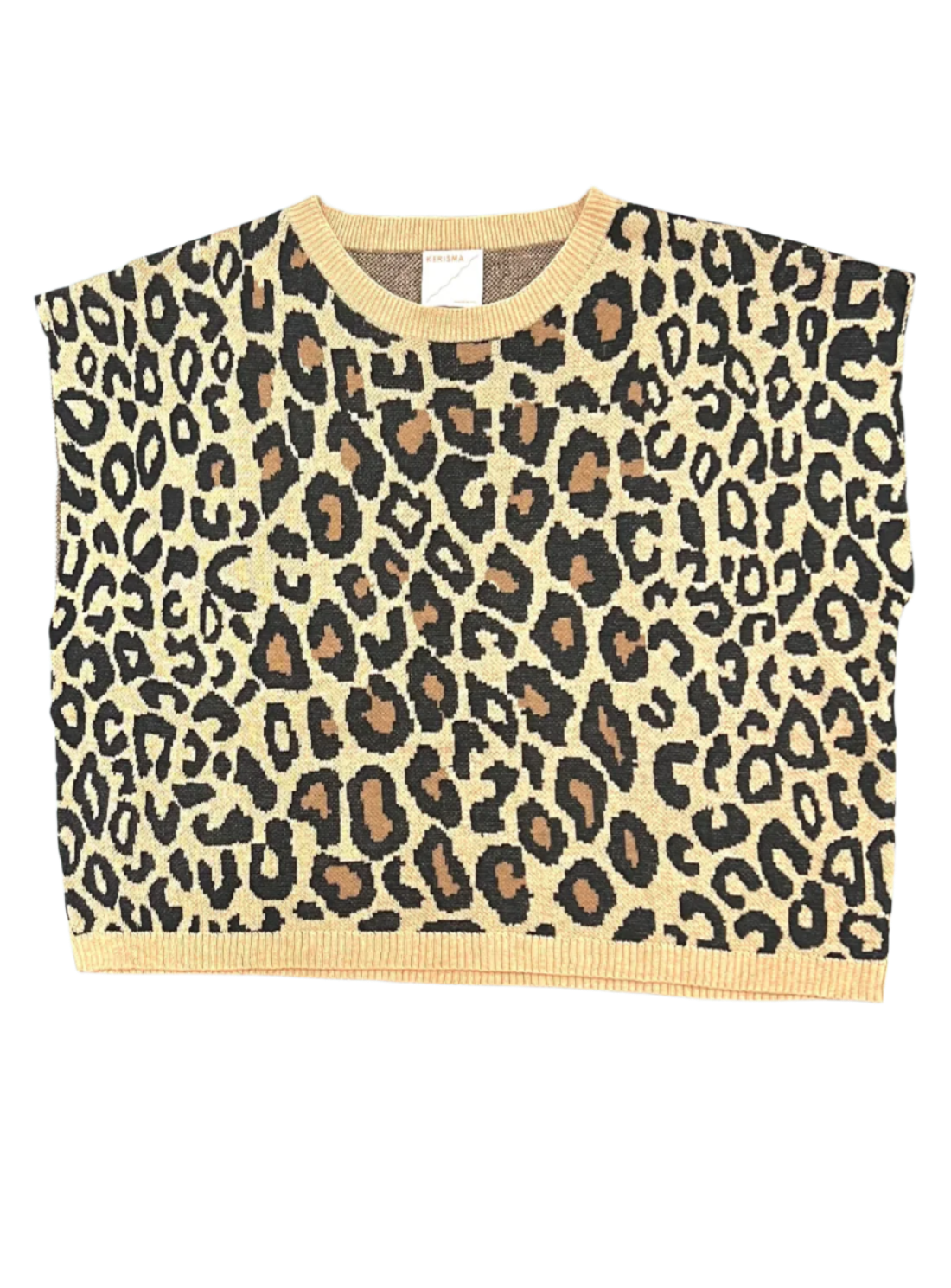 Tetra Sweater - Leopard/Camel Multi