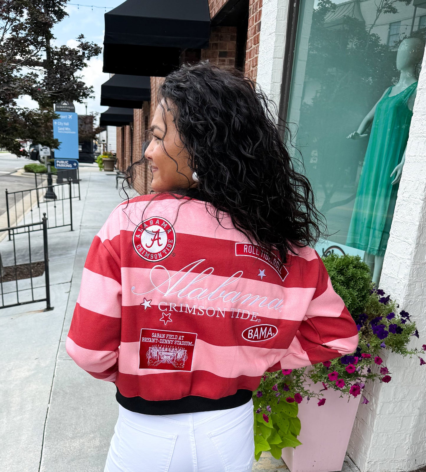 Playbook Patch Cardigan - Alabama