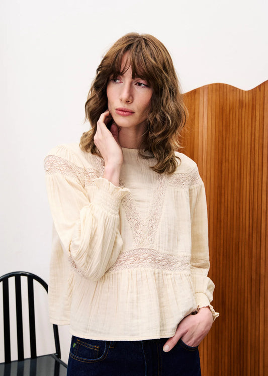 Amber Blouse - Cream