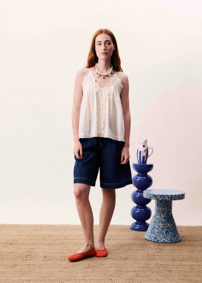 Melobosis Top - Cream
