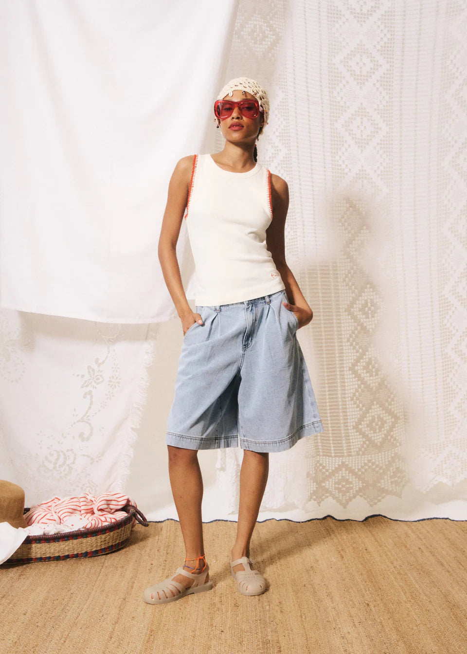 Immacolata Tank Top - Cream