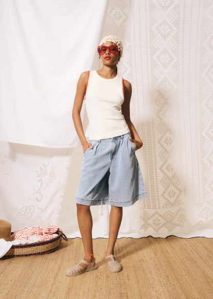 Immacolata Tank Top - Cream