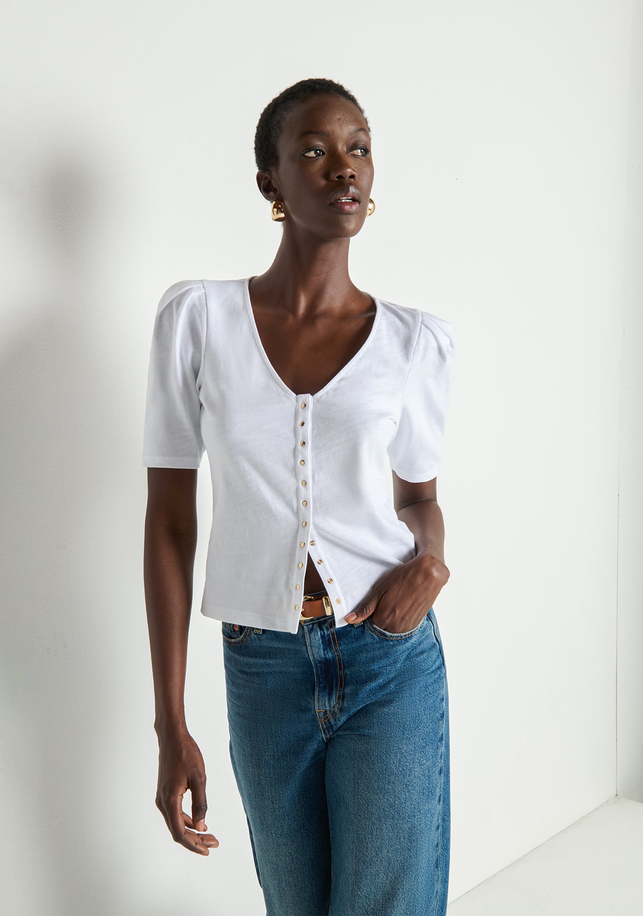 Jen Button Up Blouse