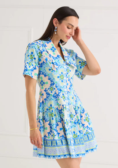 Julia Dress - Blue Clover Canvas Size