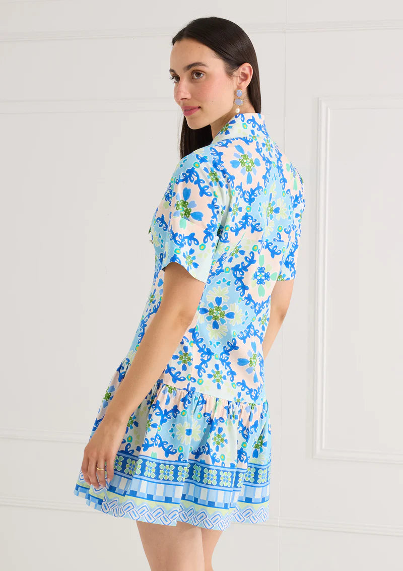Julia Dress - Blue Clover Canvas Size
