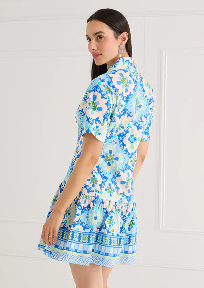 Julia Dress - Blue Clover Canvas Size