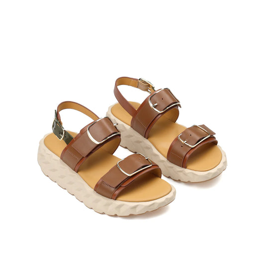 Jabara Sandy Sandal - Brown