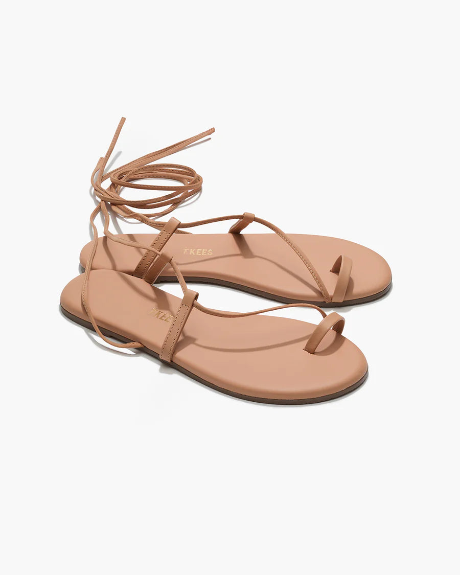 TKEES Jo Leather Sandals - Purdy