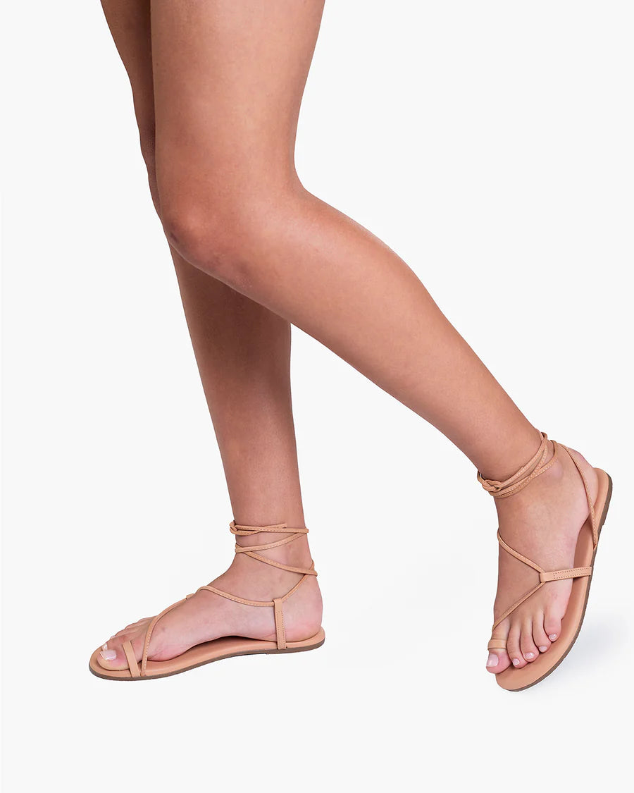 TKEES Jo Leather Sandals - Purdy