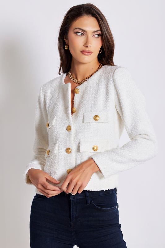 Delfina Jacket - Ivory