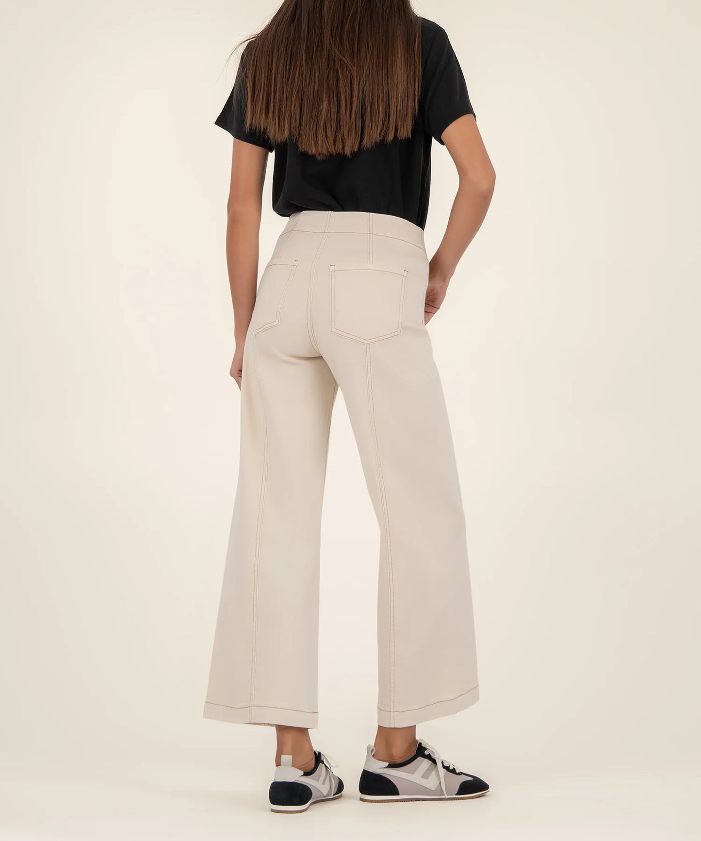 Meg High Rise Wide Leg Jean - Canvas