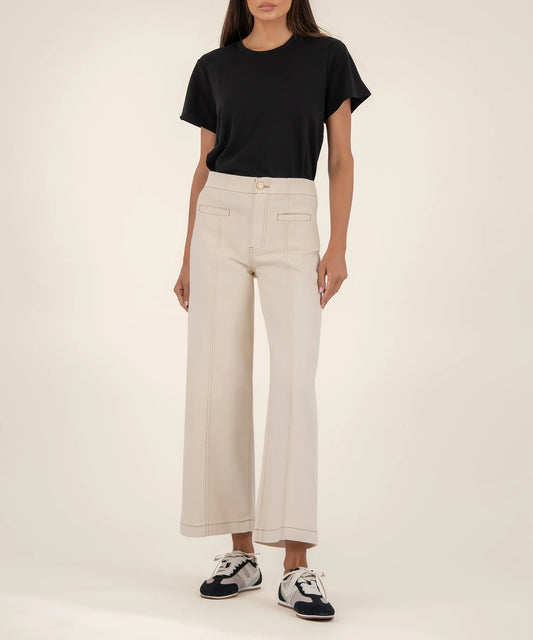 Meg High Rise Wide Leg Jean - Canvas