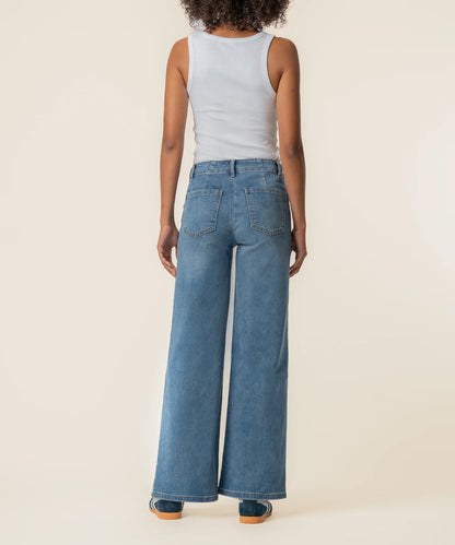 Meg High Rise Wide Leg Jean - Queenly