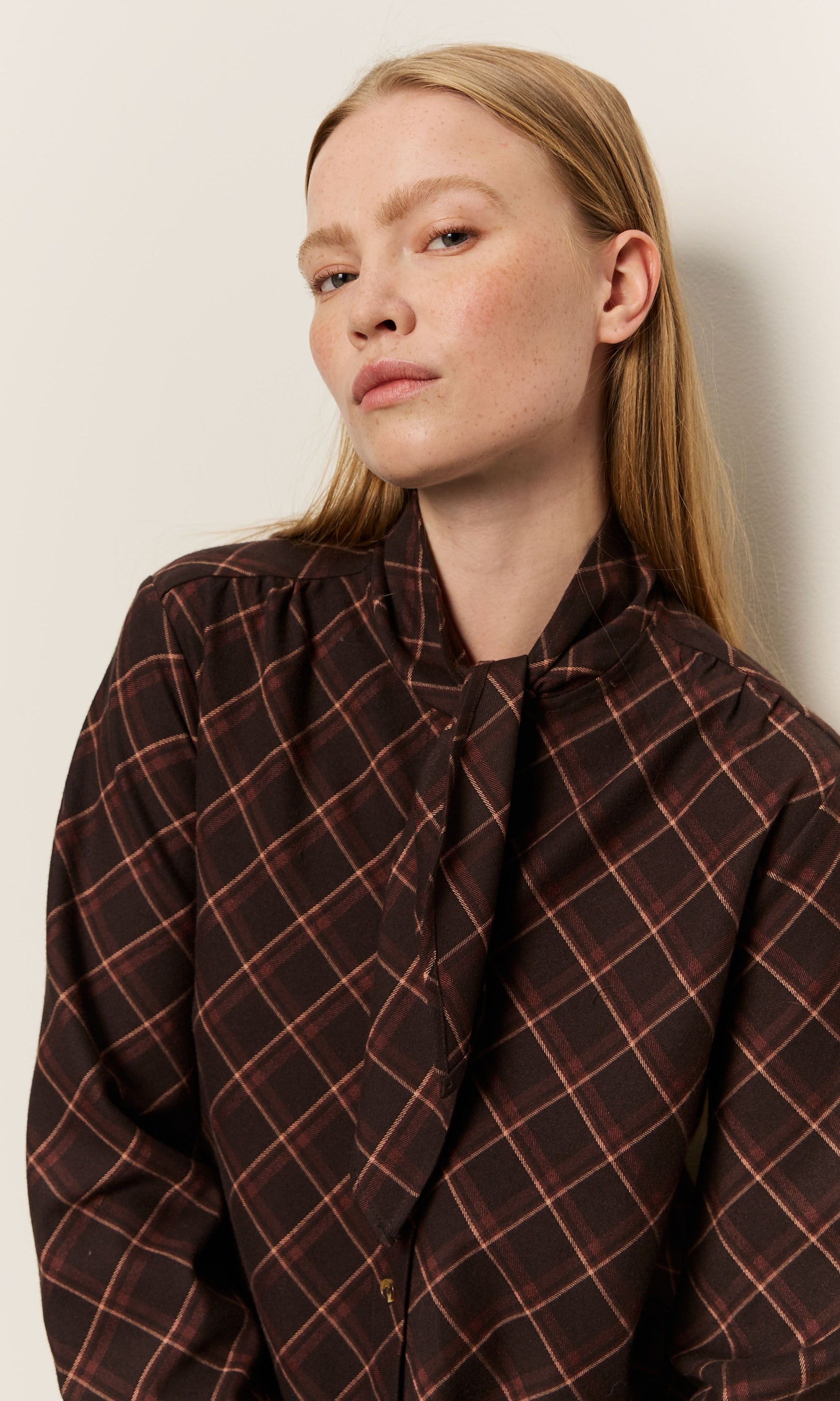 AUTUMN PLAID BLOUSE