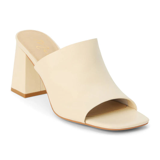 Kensington Heeled Sandal - Bone