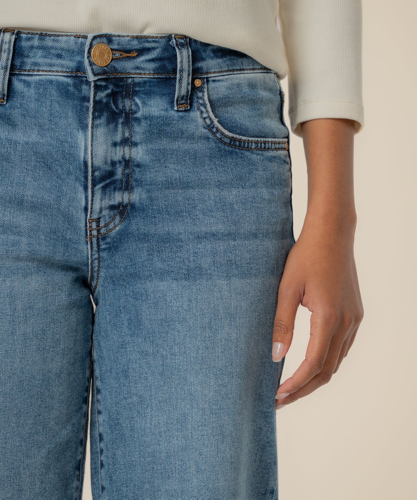 Charlotte High Rise Wide Leg Jean - Star